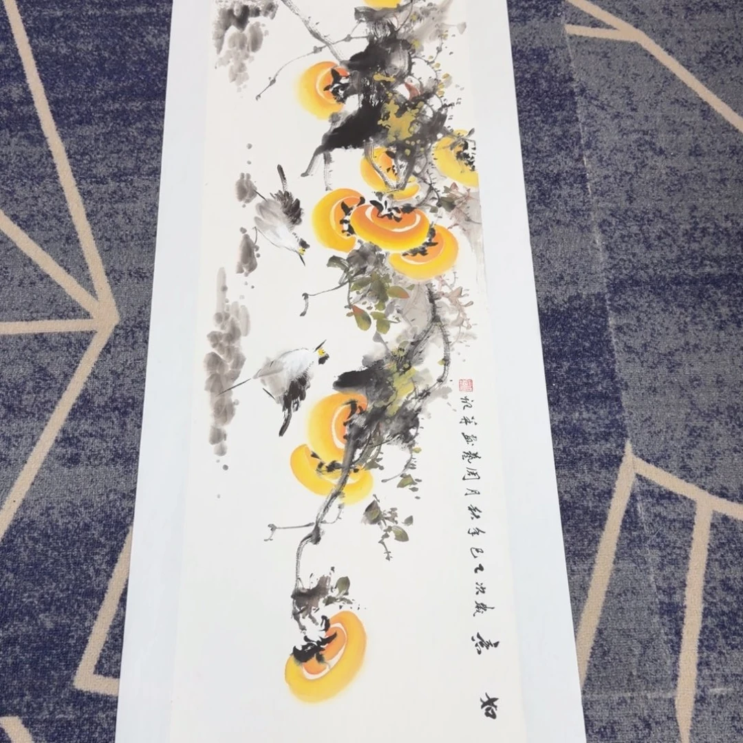 国画国画作品山水花鸟