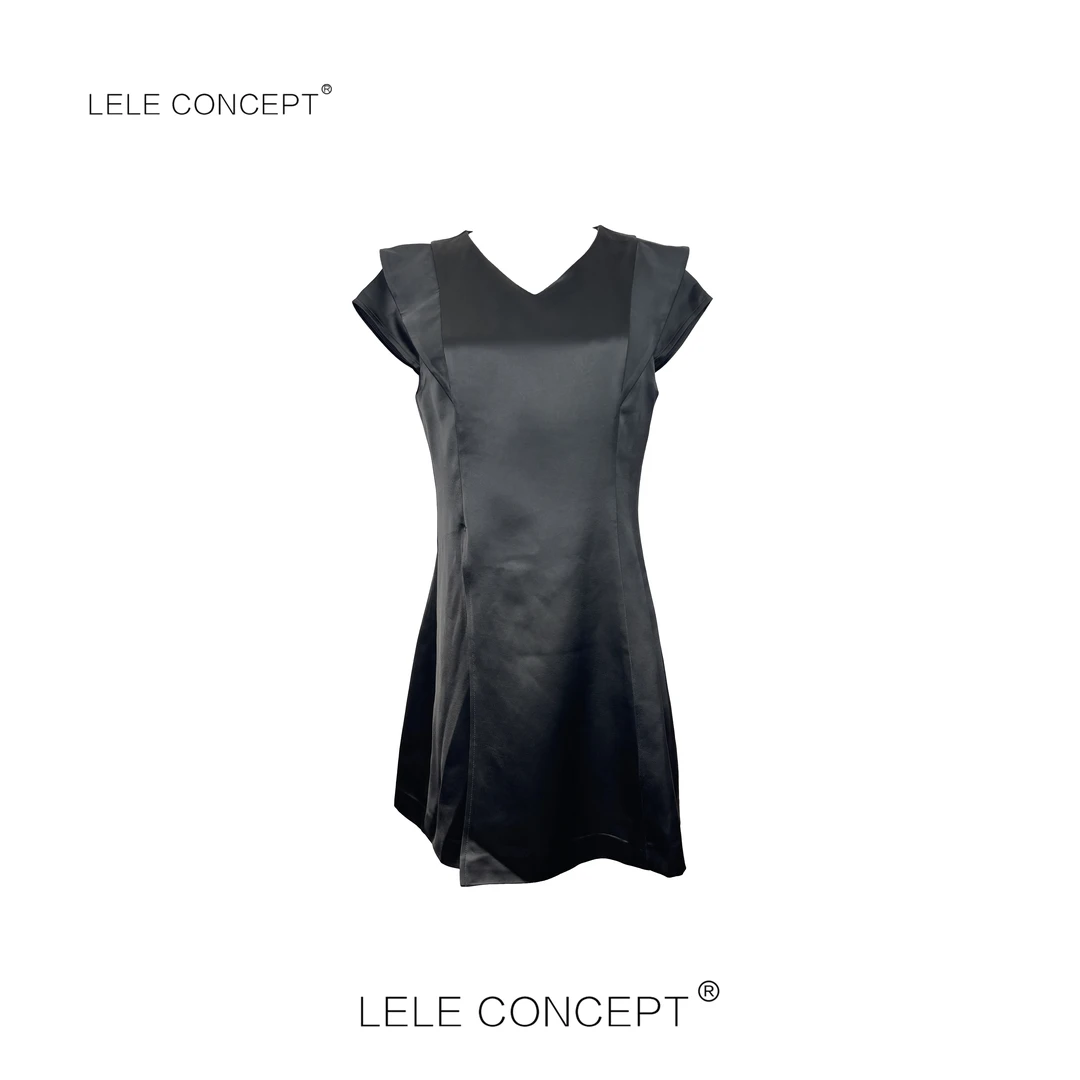 LELE CONCEPT丨时尚百搭前开叉收身短裤套装T0143