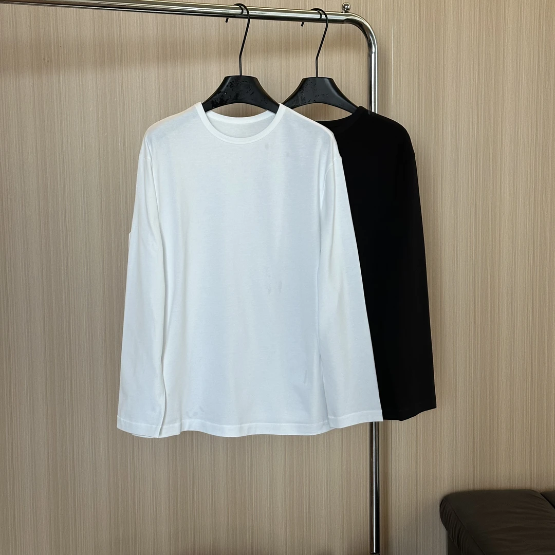 WMM小圆领长袖打底T恤女士时尚百搭休闲宽松