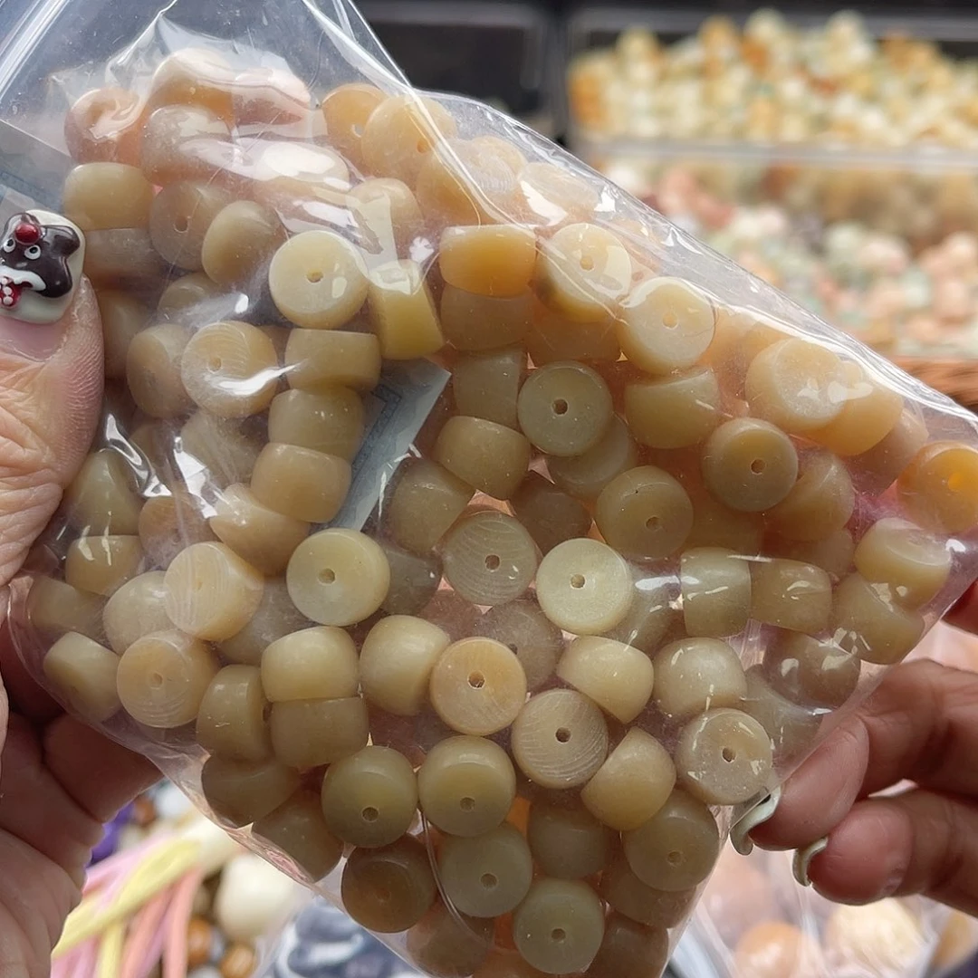 白玉菩提吊坠Z/10mm/100颗锅底