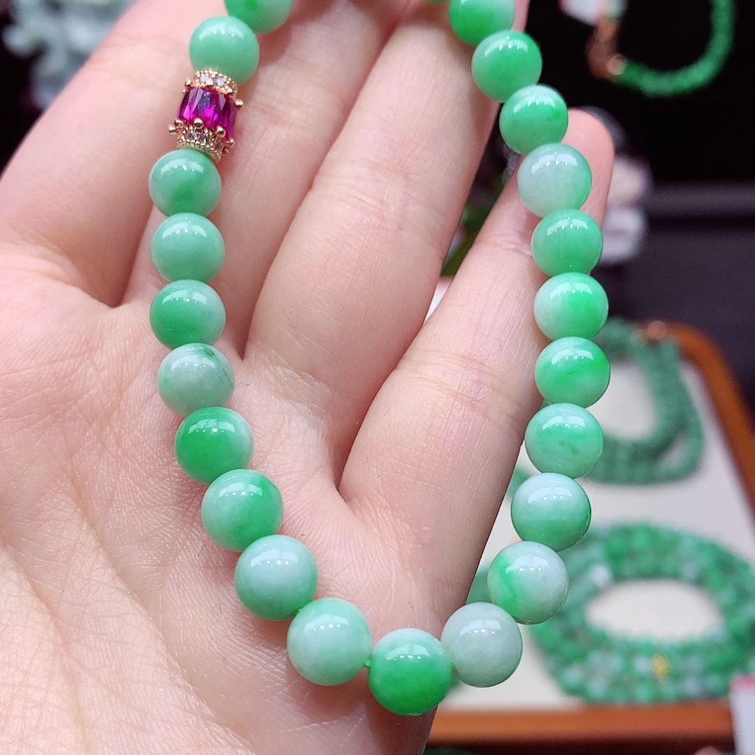 翡翠未镶嵌手链翡翠