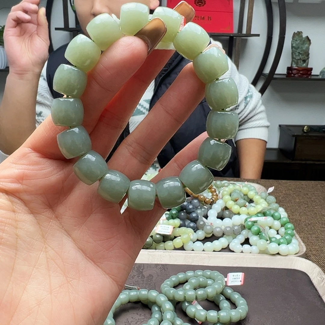 和田玉未镶嵌手链13迪克兰