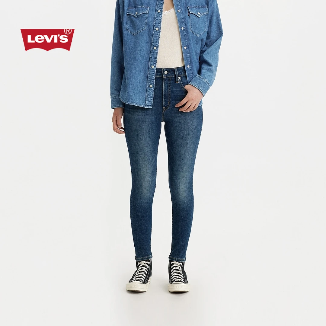 【商场同款】Levi's李维斯女士721美式高腰紧身潮牛仔裤18882-0637