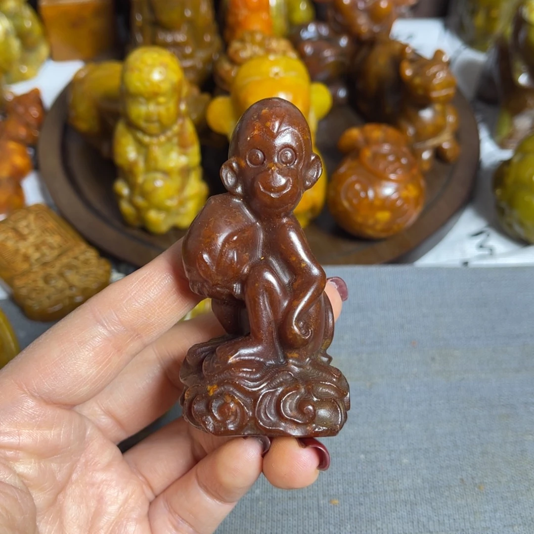 蛇纹石玉合金颈饰