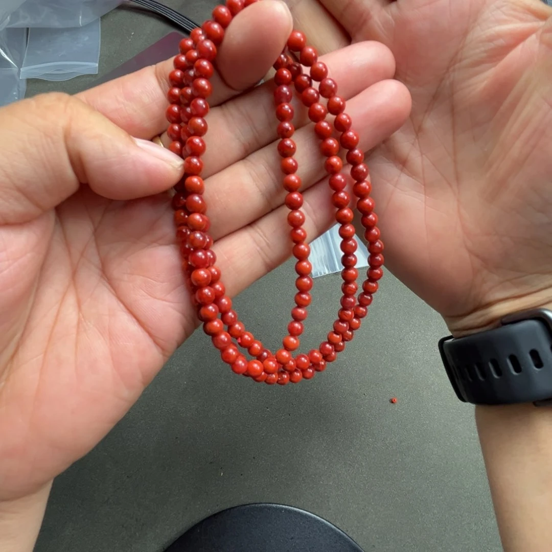 南红玛瑙合金颈饰