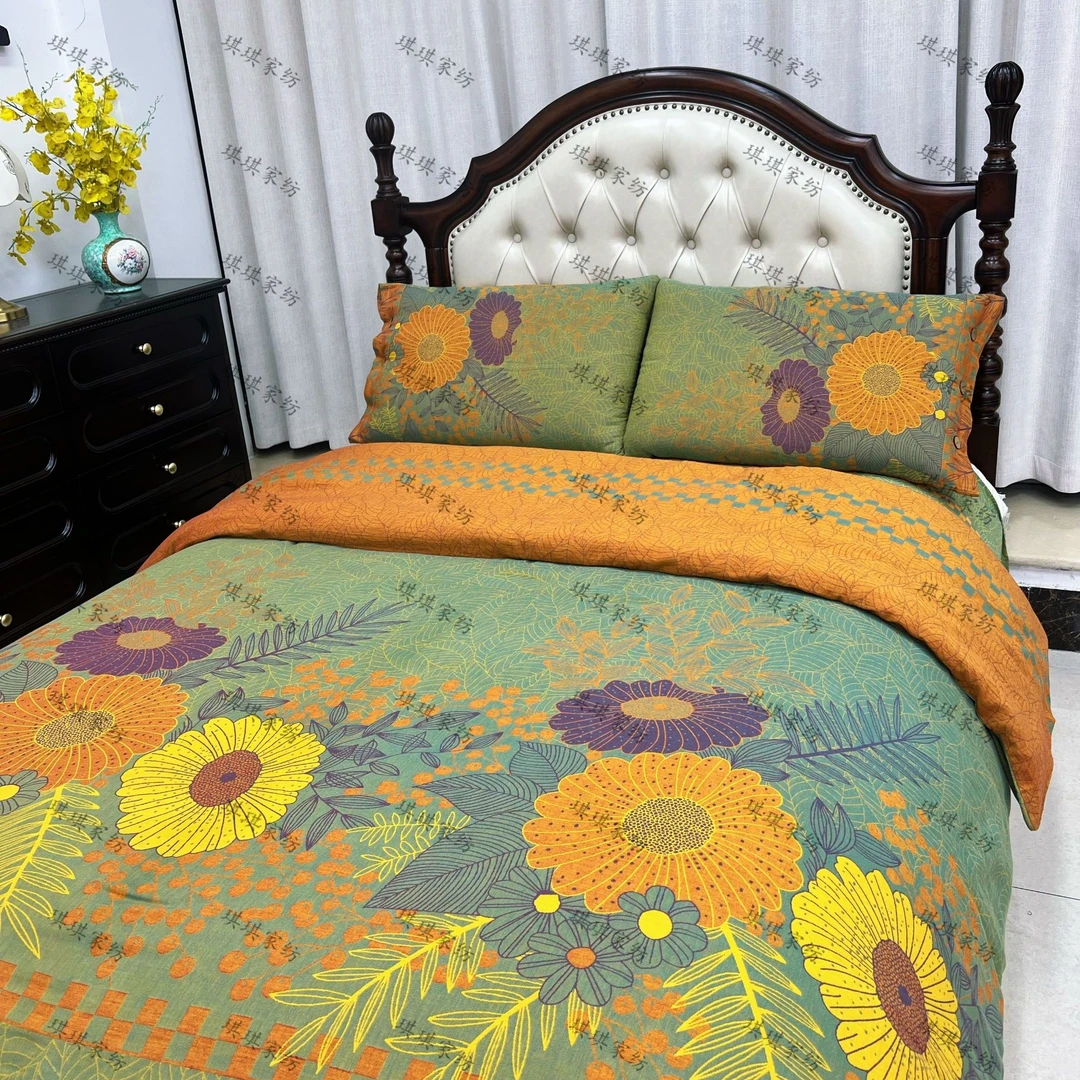 轻奢复古双层纱四件套--秋日暖阳--3