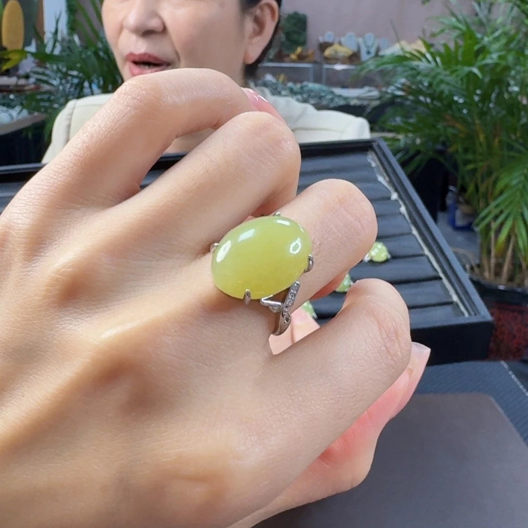 和田玉戒指合金精品