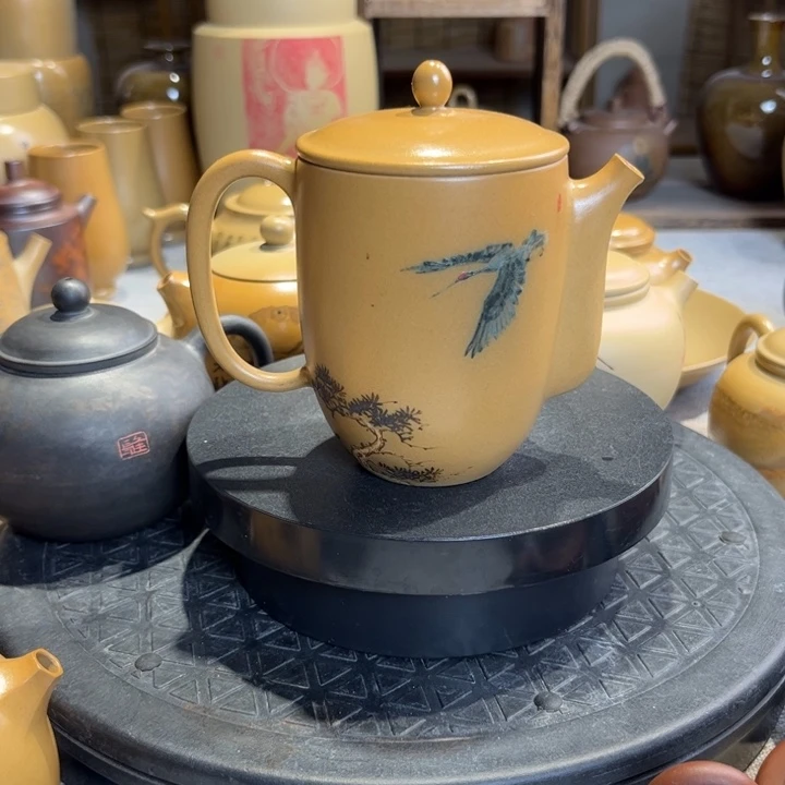 壶建水紫陶白泥电柴烧福利作品