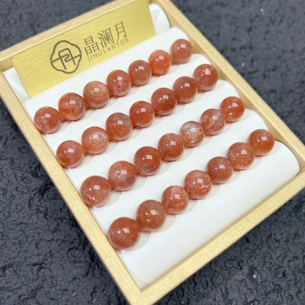 【晶澜月】U0580天然金太阳通孔单珠 多样性发其一
