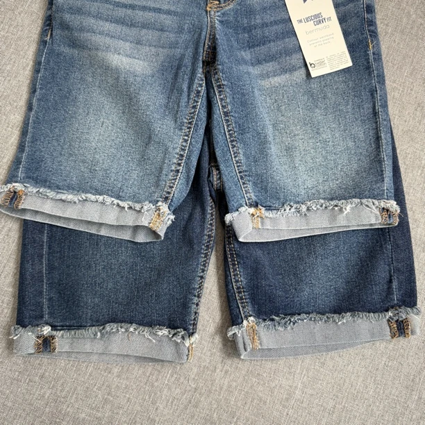 1202两色卷边毛边文艺百搭休闲牛仔裤