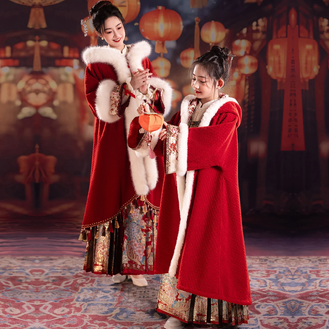 【忆江南】新中式国风冬款2025新款套装拜年服