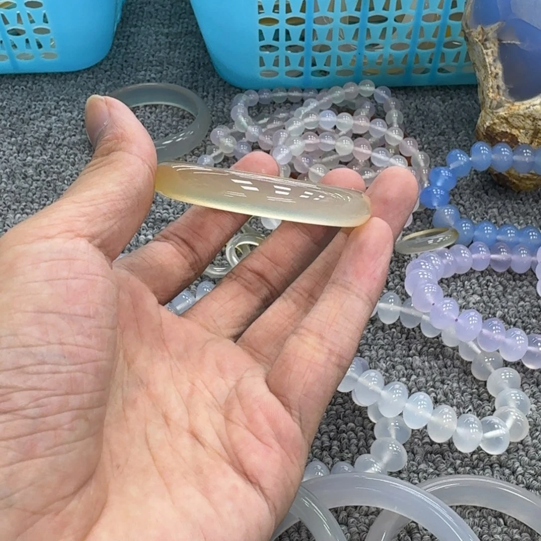 今***六玛瑙/玉髓未镶嵌手链11
