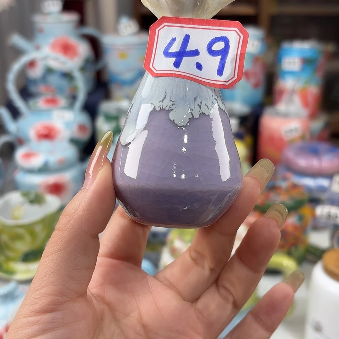 景德镇手绘高温釉下彩陶瓷茶具