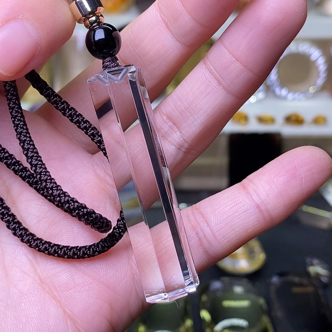 未镶嵌水晶吊坠(赠链)