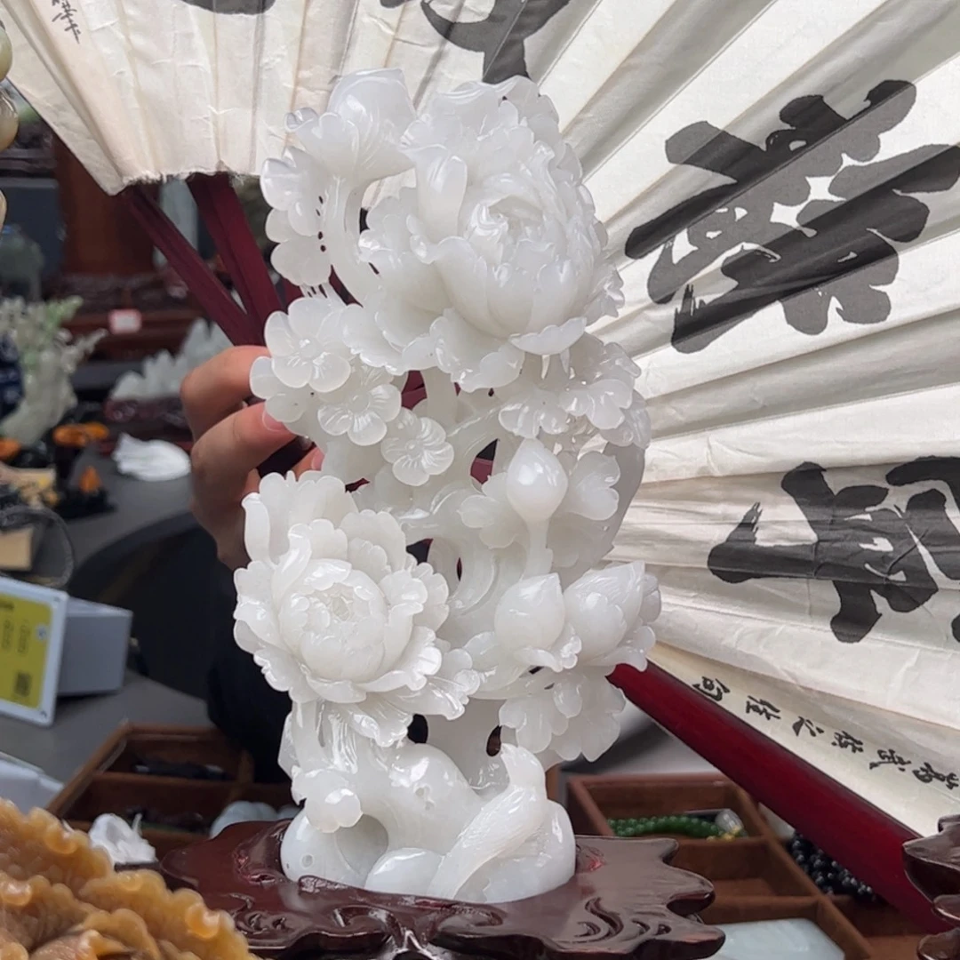 和田玉未镶嵌摆件