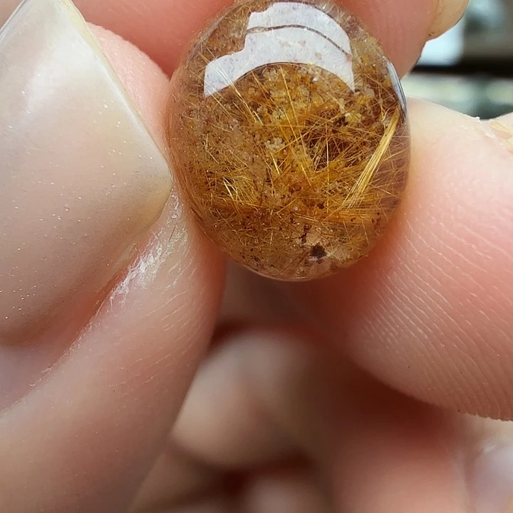 观***蓝水晶珠宝半成品未镶嵌