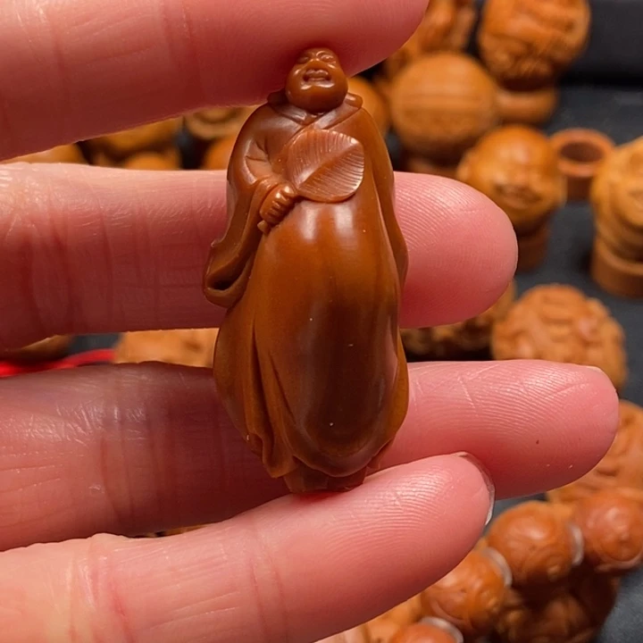 橄榄核手串/手链立雕弥勒