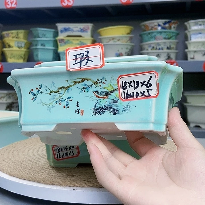 紫砂花瓶紫砂花盆