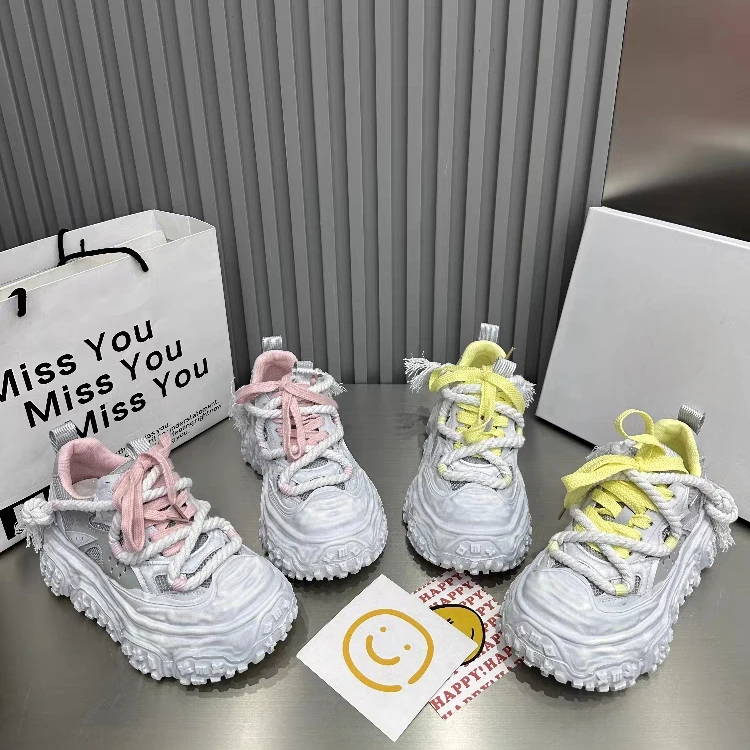 SJF中跟街头风纯色春季时尚休闲鞋时尚老爹鞋潮流百搭夏季秋季