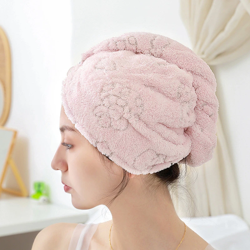 干发帽强吸水浴帽不掉毛速干洗澡包头巾成人毛巾可爱擦头发干发巾