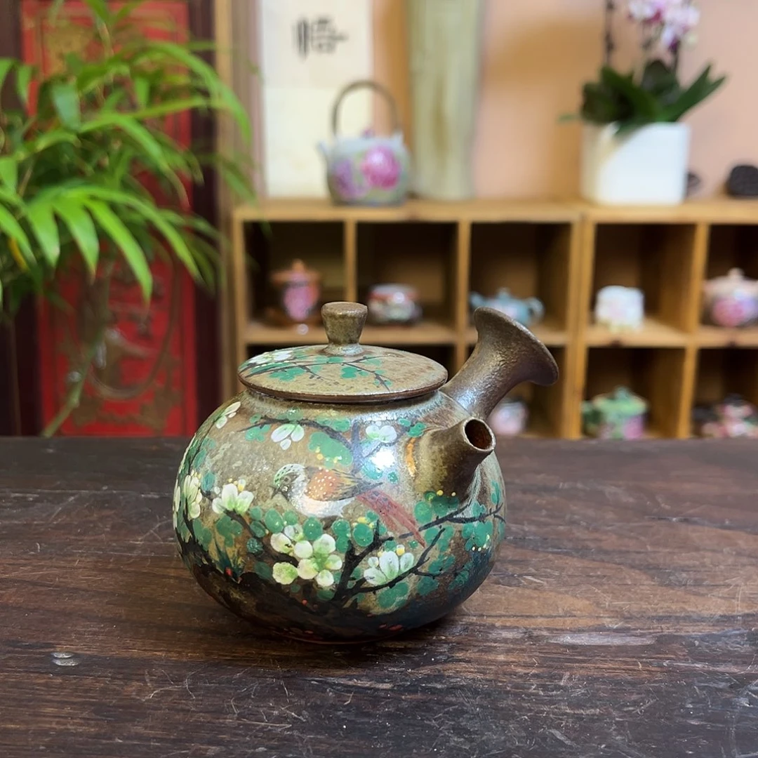 柴烧手工手绘陶瓷