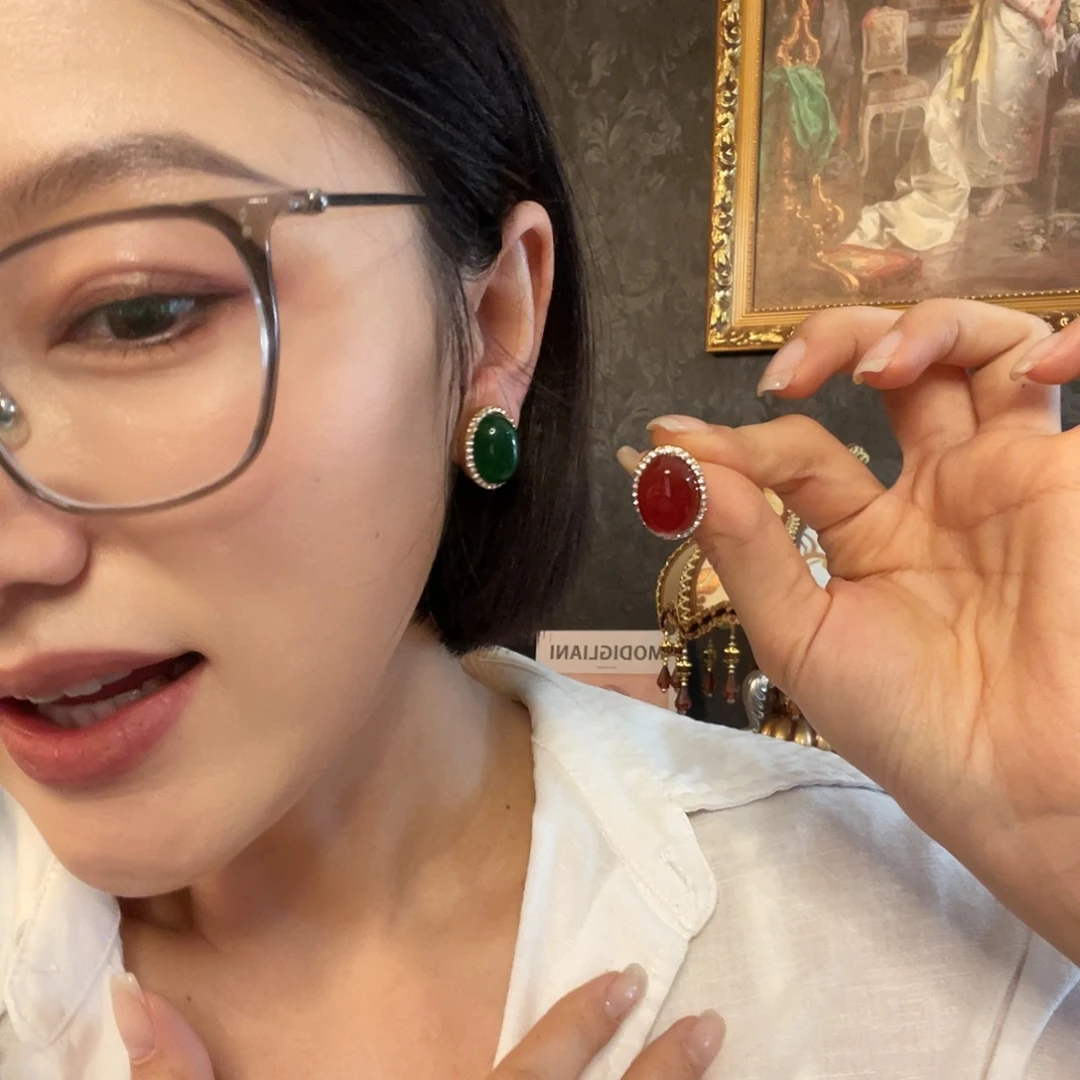 琉璃黄铜925银耳钉备注颜色