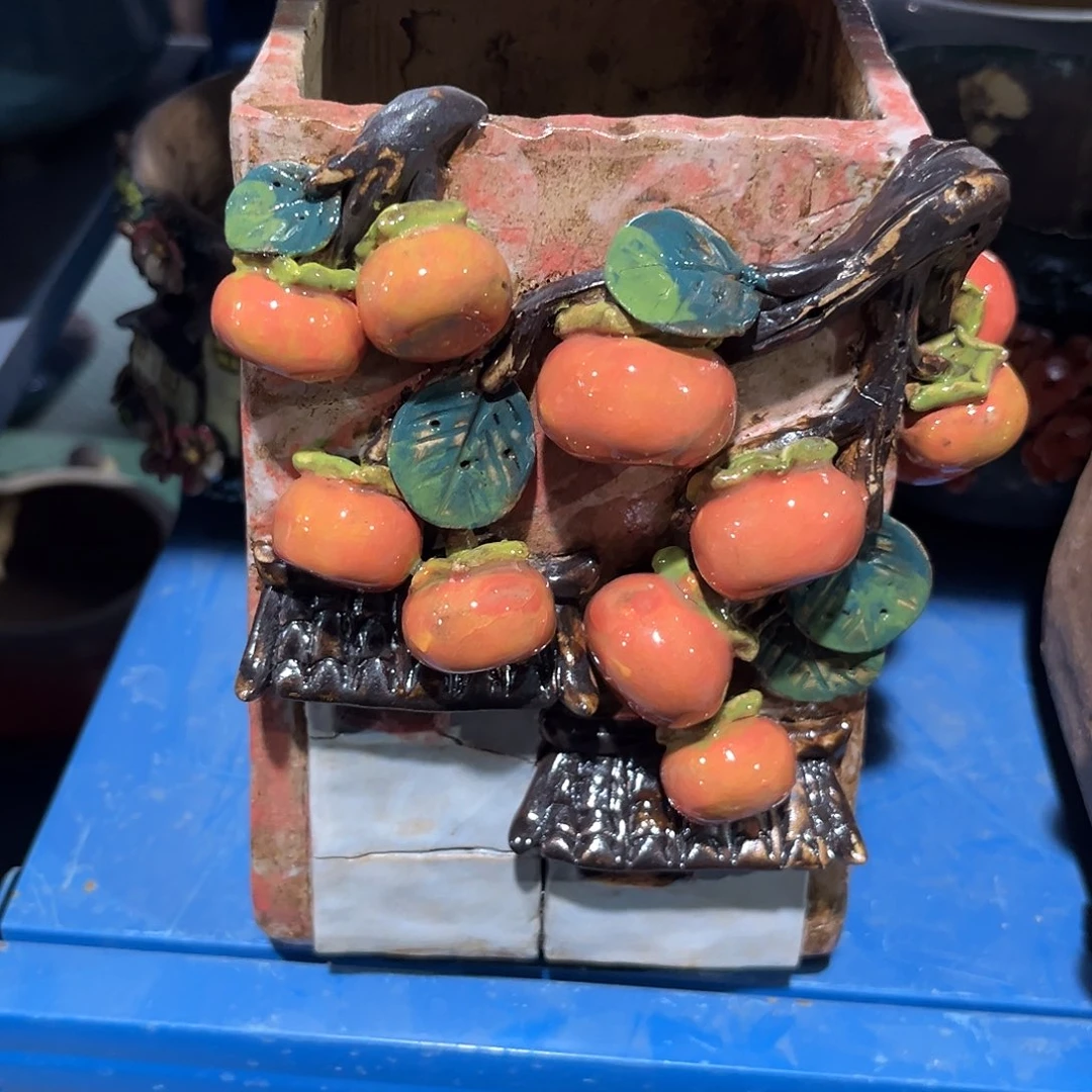微瑕5 号陶然花器手工花盆