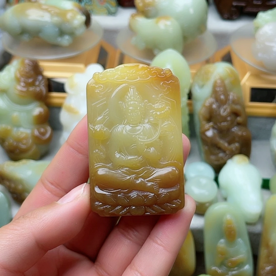 【闪购商品】未镶嵌和田玉挂件顾*