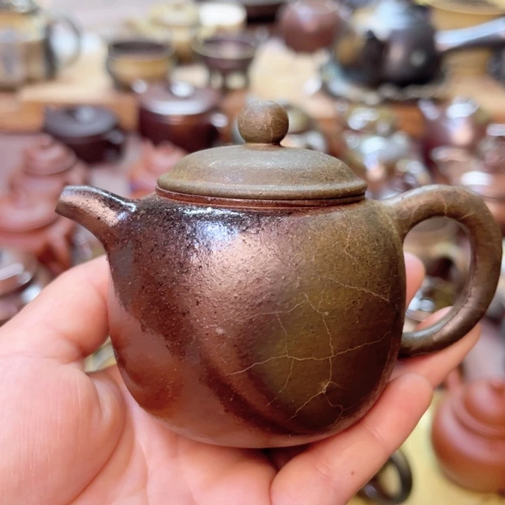 茶壶紫砂宜兴紫砂原矿泥料140