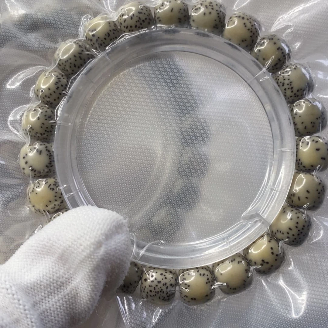 星月菩提吊坠石玉侧留白单圈10