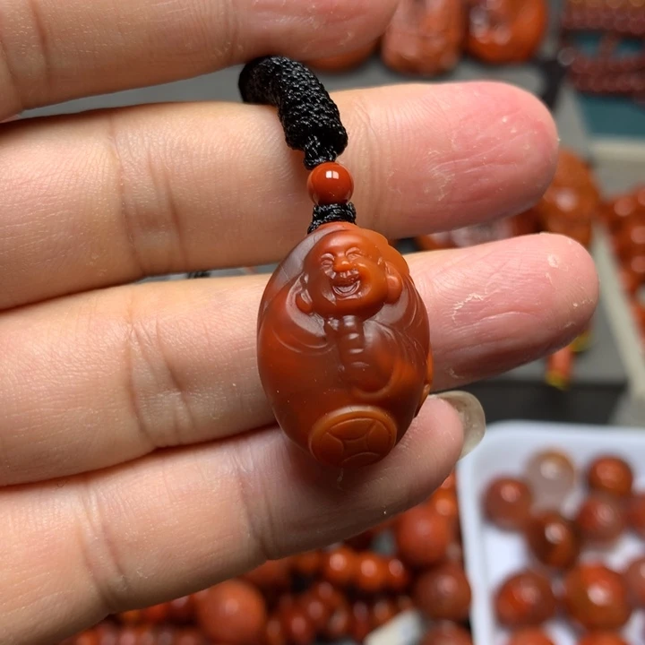 吊坠(不含链)未镶嵌南红玛瑙