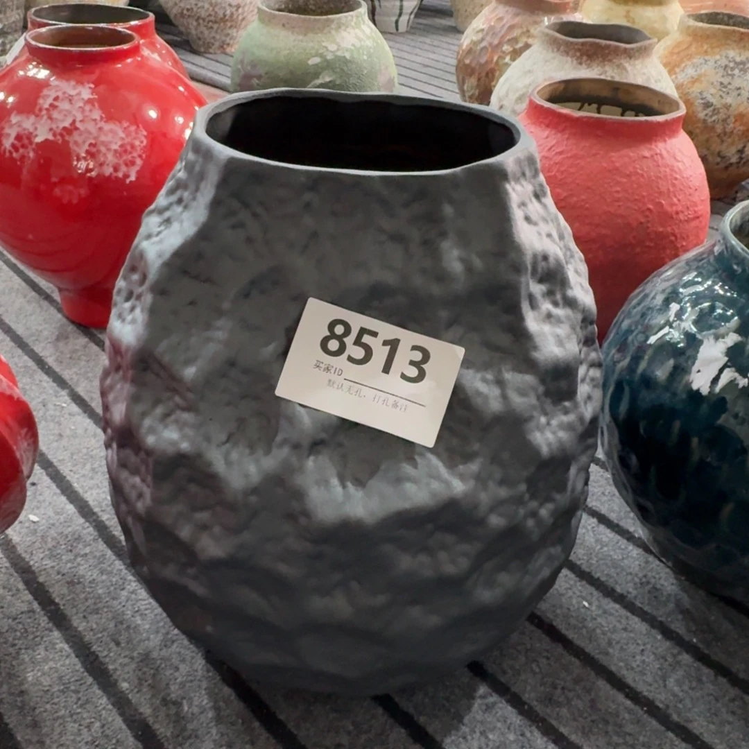 晓***燕摆件陶景德镇高温花瓶编码8513高35默认无孔