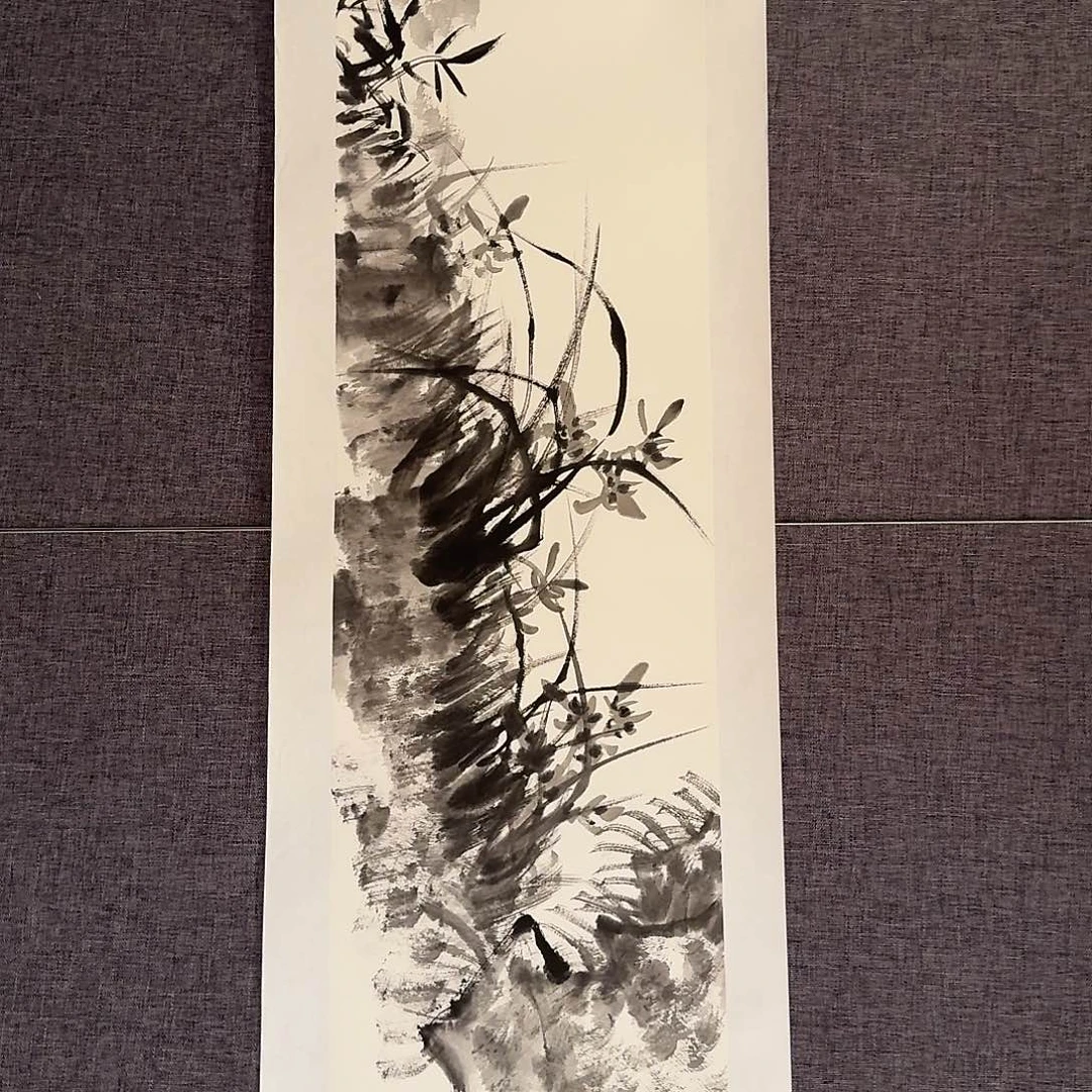 国画溥老师作品画作