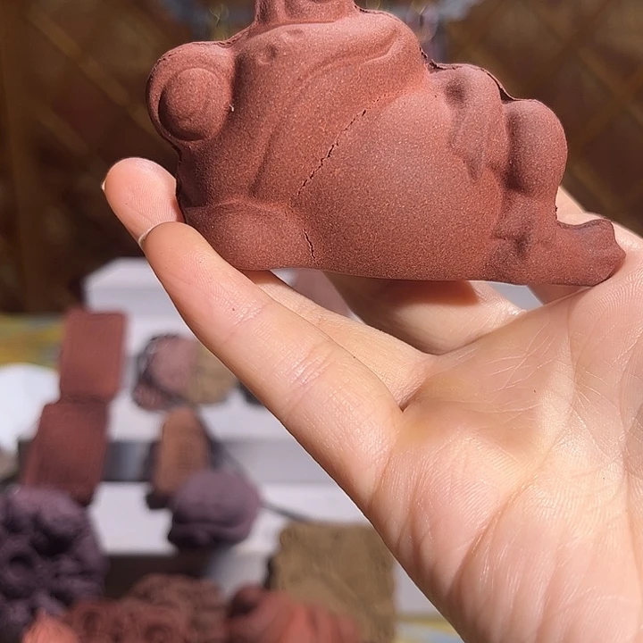 泥塑瑶池呱呱来财瑕疵福利