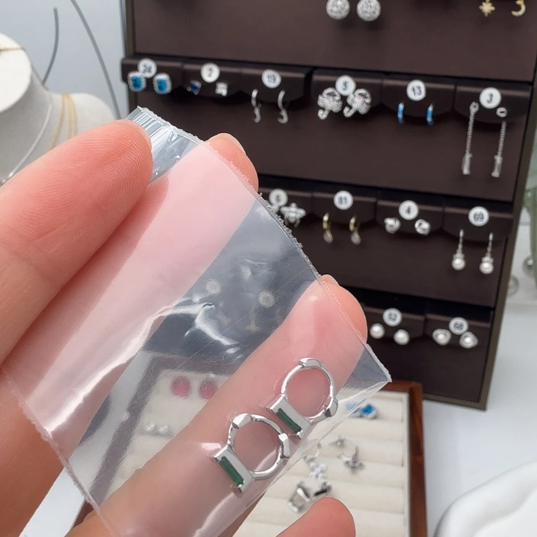 羽毛925银925通体纯银耳饰