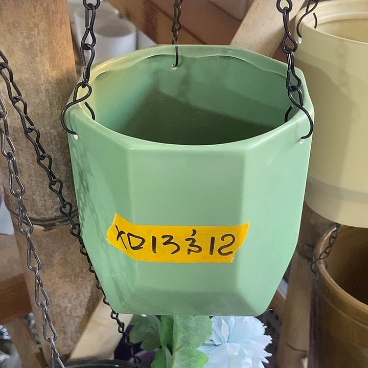 摆件陶盆有孔 微瑕介意勿拍