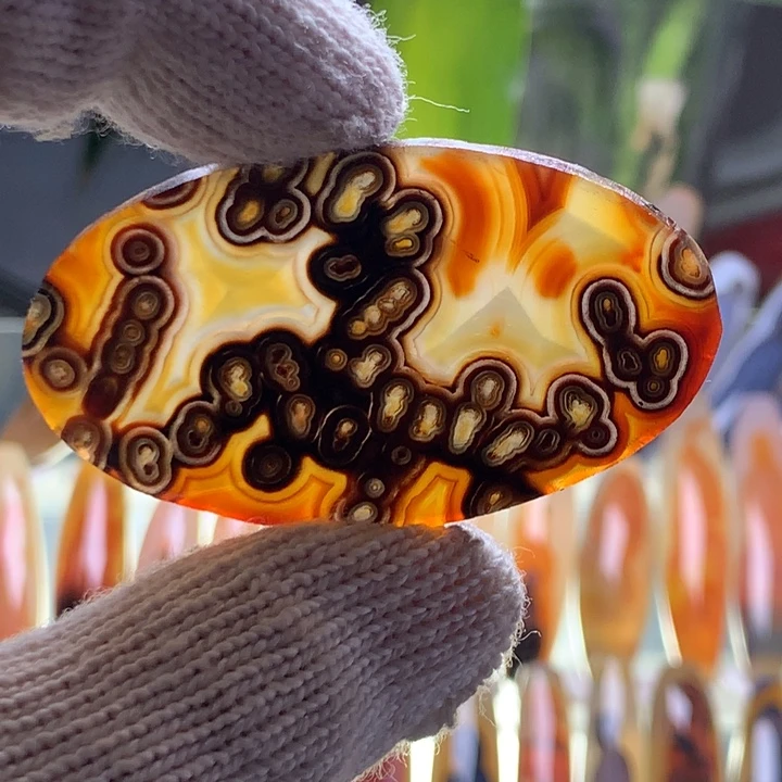 未镶嵌玛瑙/玉髓珠宝半成品75