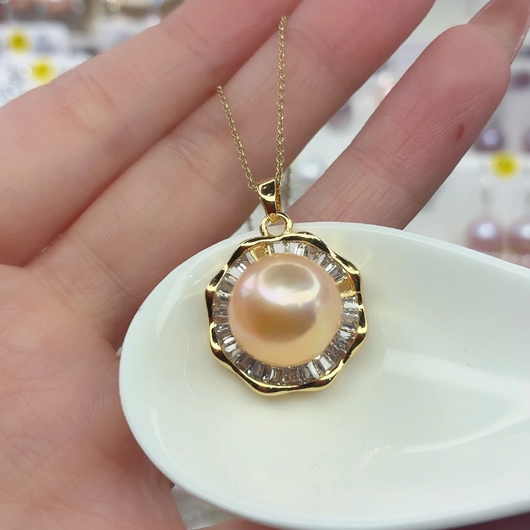 淡水珍珠颈饰合金