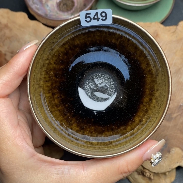 茶盏建窑建盏主人杯549微瑕