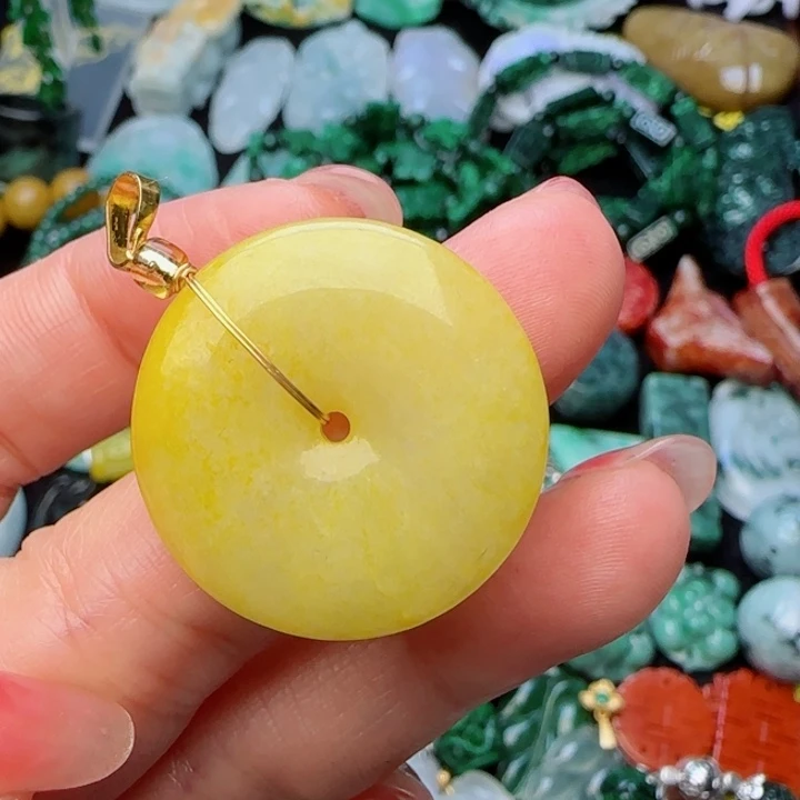 翡翠颈饰未镶嵌天然A货63