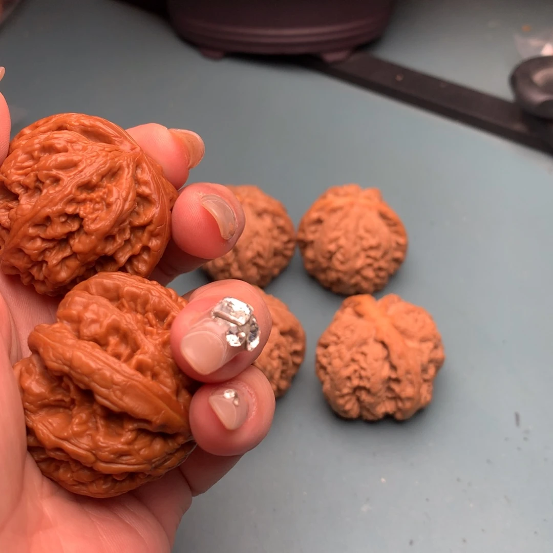 文玩核桃把件粗筋4544