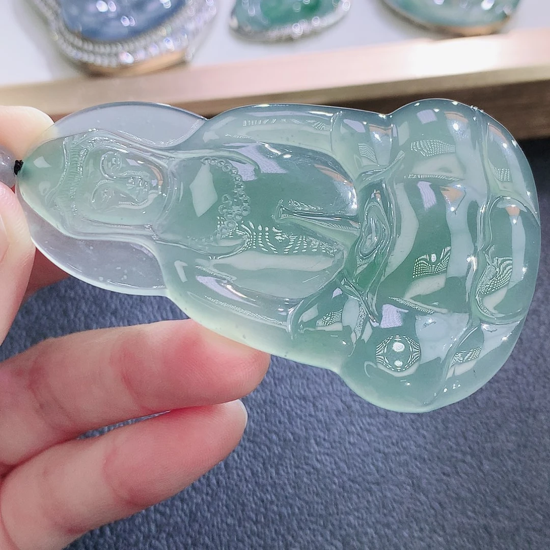 翡翠未镶嵌挂件翡翠