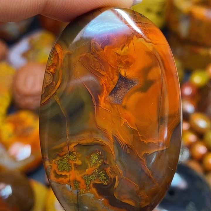 玛瑙/玉髓颈饰未镶嵌宅*