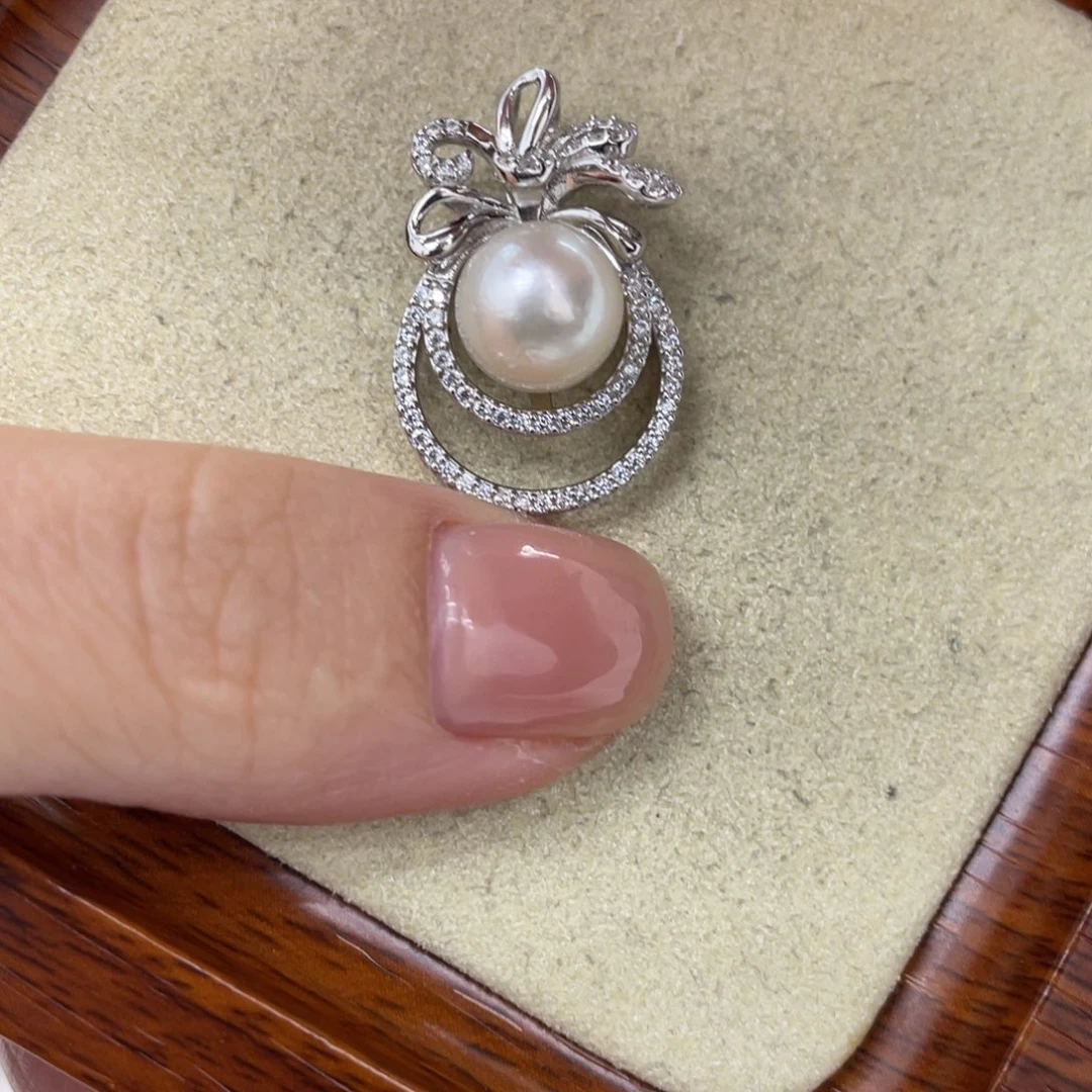 颈饰海水珍珠银S925镶嵌