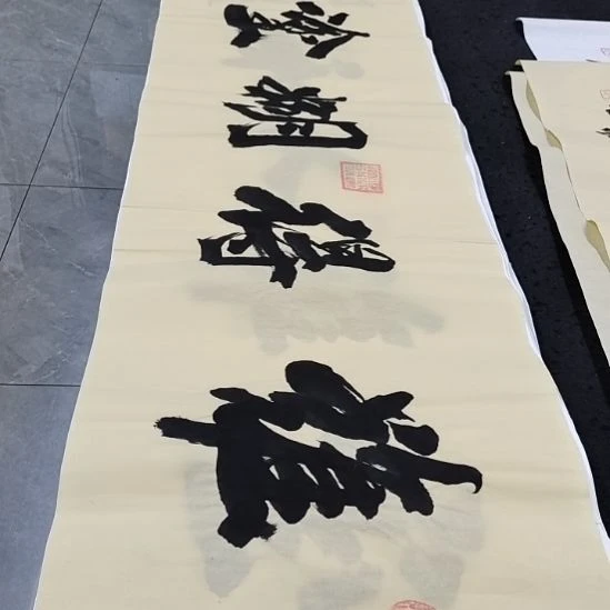 翰墨申国栋老师作品一副
