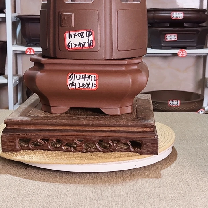 雨***尘花盆紫砂紫砂花盆