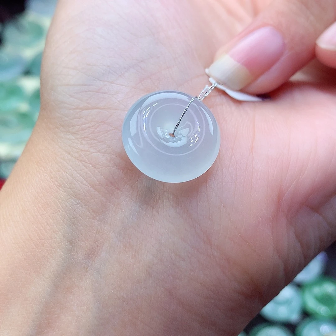 翡翠颈饰未镶嵌尺寸17-6.1