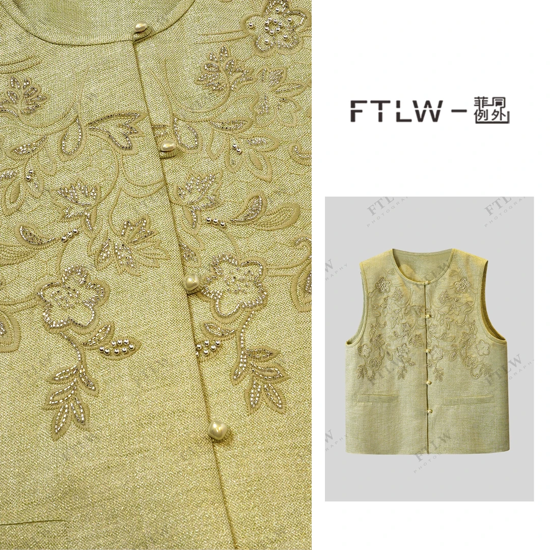 板熙FTLW-【凝香】轻奢高级感气质时尚优雅女装马夹-3447