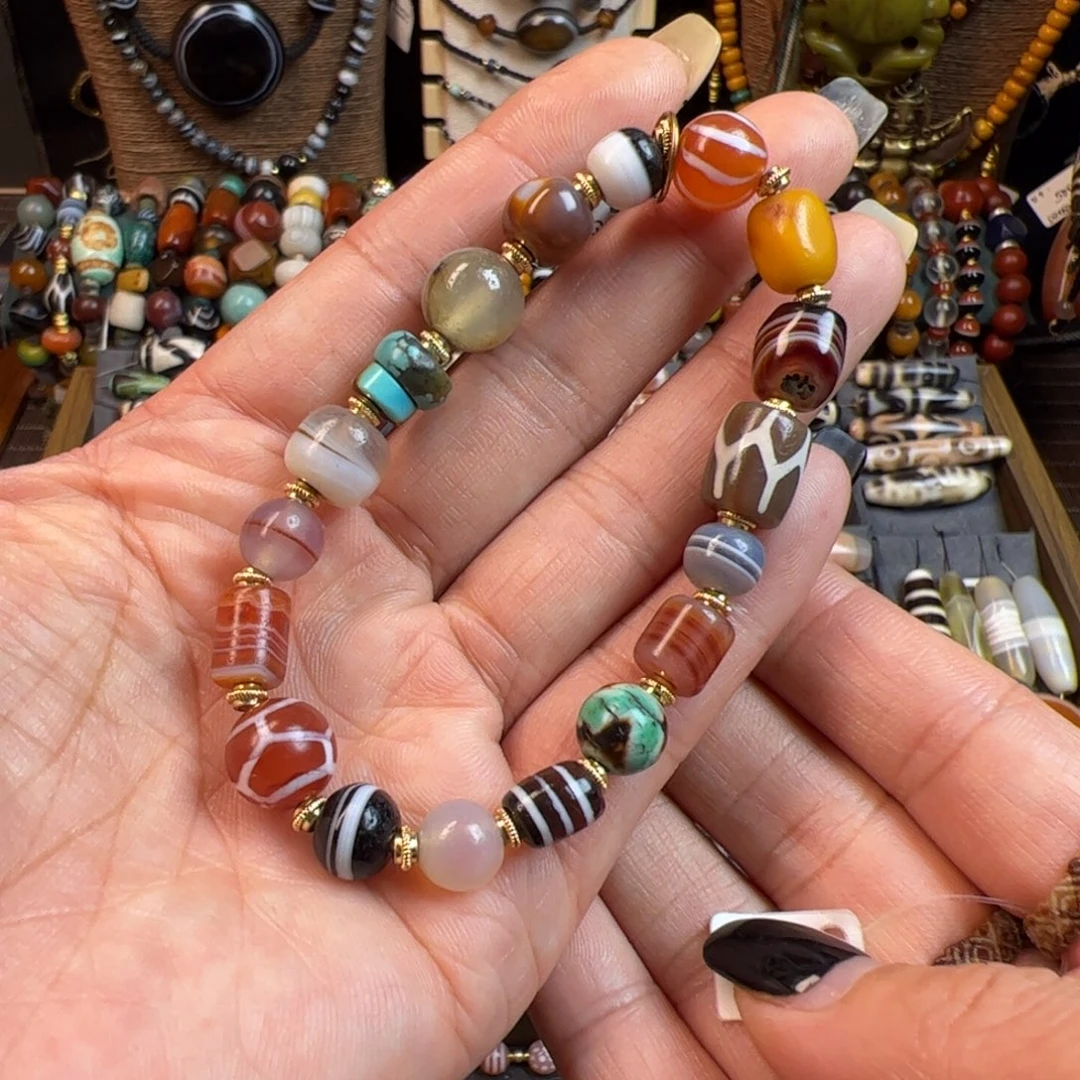 玛瑙/玉髓未镶嵌手链