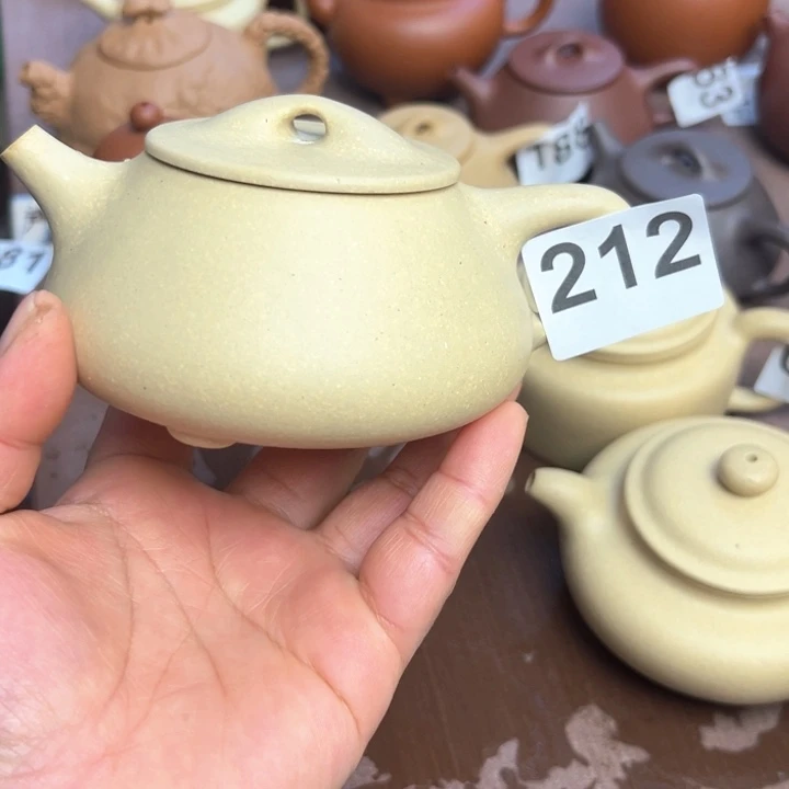 紫砂茶壶剑*本绿半手工280cc